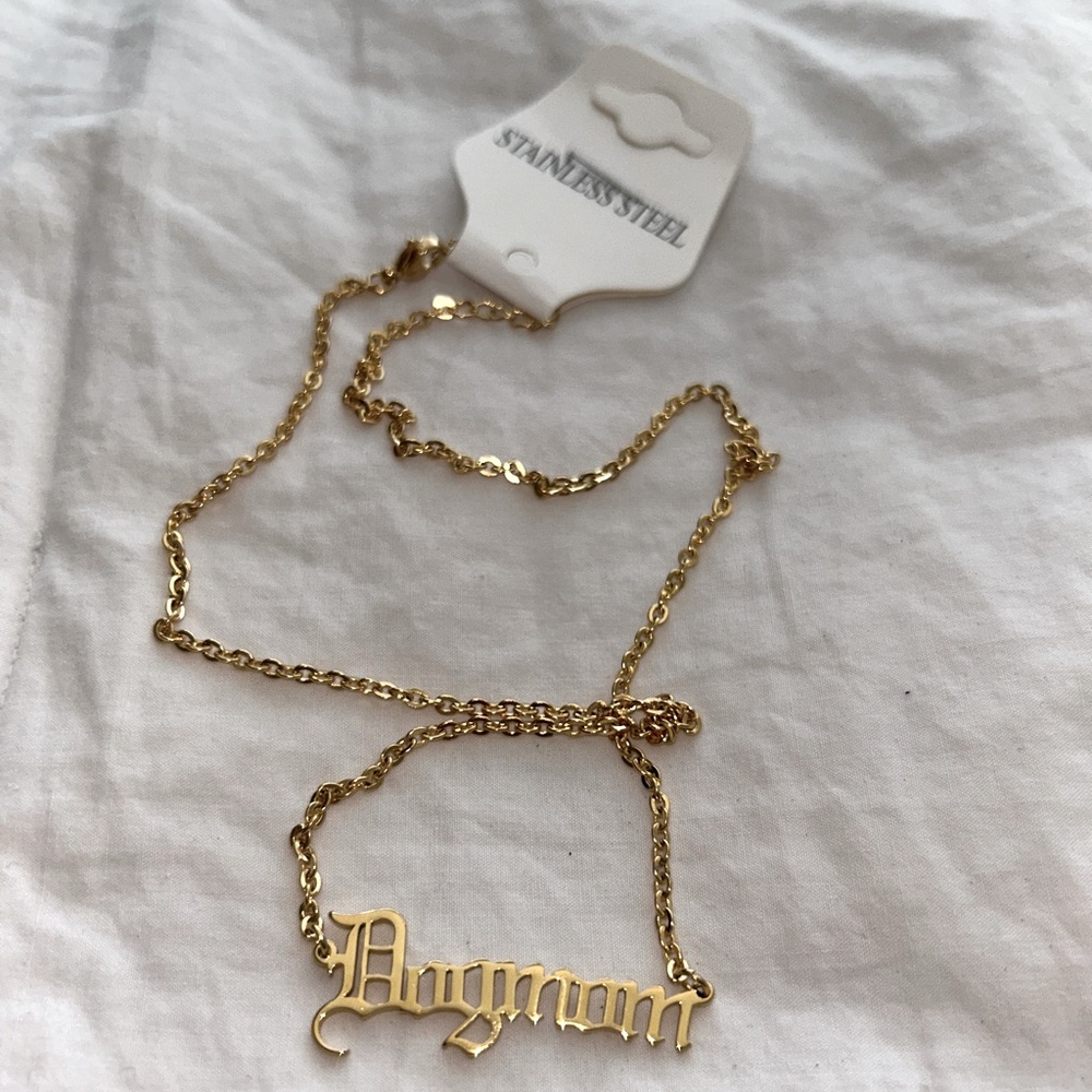 Dog Mom Necklace 🐶❤️